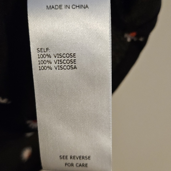 Thakoon Shirt Button Down Cropped Short Sleeve BP Black Daisy Blouse Casual - Picture 7 of 10